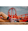 Тематични цветни чорапи  Fun park-1 снимка