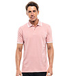 Памучна мъжка блуза в розово Carlino-0 снимка