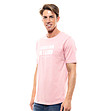 Памучна мъжка тениска в розово I learn-2 снимка
