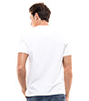 Памучна мъжка тениска в бяло Definitely-1 снимка