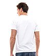 Памучна мъжка тениска в бяло Vitore-1 снимка