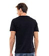 Памучна мъжка тениска в черно Patrick-1 снимка