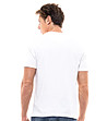 Памучна мъжка тениска в бяло Leonid-1 снимка
