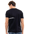 Памучна мъжка тениска в черно Leonardo-1 снимка