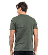 Памучна мъжка тениска в цвят каки Leonardo-1 снимка
