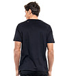 Памучна мъжка черна тениска Leo-1 снимка