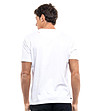 Памучна мъжка бяла тениска Leo-1 снимка