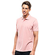 Памучна розова мъжка блуза с лого Splendid-2 снимка