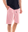 Розов памучен мъжки къси панталон Hatings-2 снимка