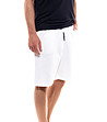 Памучни мъжки бели къси панталони Zanter-2 снимка
