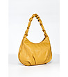 Дамска чанта в цвят горчица Isadora-0 снимка