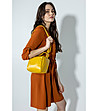 Малка жълта дамска чанта Alenia-2 снимка