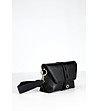 Черна дамска чанта за рамо Samana-1 снимка