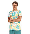 Многоцветна памучна мъжка тениска Cevin-3 снимка