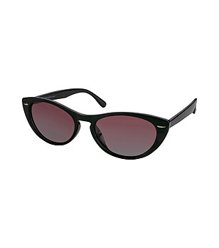 Дамски слънчеви очила котешко око в черно Ariel снимка