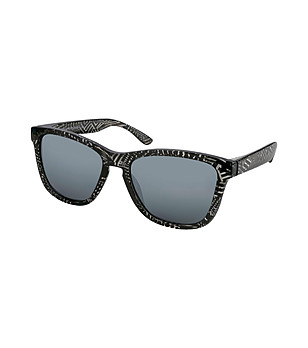 Дамски слънчеви очила с рамка в черно и сиво Jordyn снимка