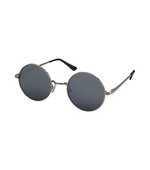 Дамски кръгли слънчеви очила в цвят графит  Elliana снимка