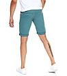 Синьо-зелен мъжки памучен къс панталон Eduardo-1 снимка