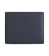 Мъжки тъмносин портфейл с цветни джобове Conrad-0 снимка