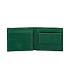 Зелен мъжки портфейл от естествена кожа Jeff-1 снимка