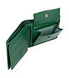 Зелен мъжки портфейл от естествена кожа Jeff-3 снимка