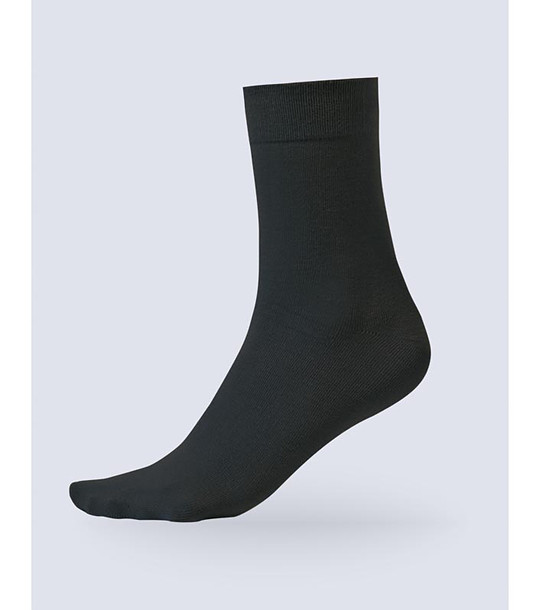 Черни unisex бамбукови чорапи снимка