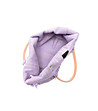 Голяма памучна лилава дамска чанта Tita-4 снимка