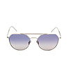 Unisex слънчеви очила с лещи в синьо-1 снимка