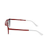 Дамски слънчеви очила с червени рамки-2 снимка