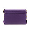 Дамска чанта от естествена кожа в лилаво Mina-2 снимка
