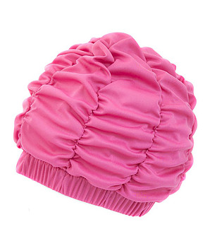 Розова шапка за душ или басейн снимка
