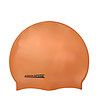 Оранжева силиконова шапка за плуване Mega-0 снимка