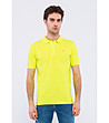 Мъжка памучна блуза в жълто-зелен нюанс Allan-0 снимка