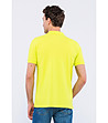 Мъжка памучна блуза в жълто-зелен нюанс Allan-1 снимка
