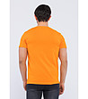Оранжева памучна мъжка тениска Marc-1 снимка