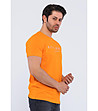 Оранжева памучна мъжка тениска Marc-2 снимка