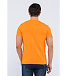 Мъжка памучна оранжева тениска Benedict-1 снимка