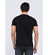 Мъжка памучна черна тениска Benedict-1 снимка