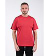 Памучна мъжка тениска в червено Benjamin-0 снимка
