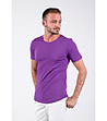 Памучна лилава мъжка тениска Chuck-2 снимка