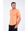 Памучна оранжева мъжка тениска Chuck-4 снимка