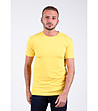 Памучна жълта мъжка тениска Chuck-0 снимка