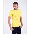 Памучна жълта мъжка тениска Chuck-2 снимка