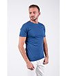 Памучна синя мъжка тениска Chuck-2 снимка