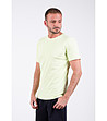 Памучна мъжка тениска в бледозелен нюанс Chuck-2 снимка