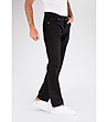 Черен памучен мъжки панталон Lark-3 снимка