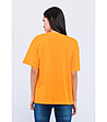 Памучна дамска оранжева тениска Lexa-1 снимка