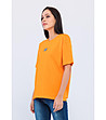 Дамска оранжева памучна тениска Scarlet-2 снимка