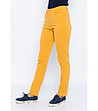 Дамски памучен панталон в цвят горчица Karra-2 снимка