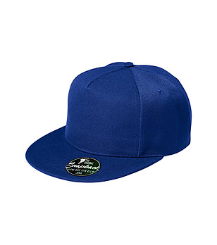 Unisex синя шапка с козирка снимка